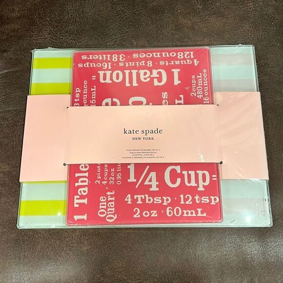 NWT Kate Spade food prep boards - Picture 1 of 3